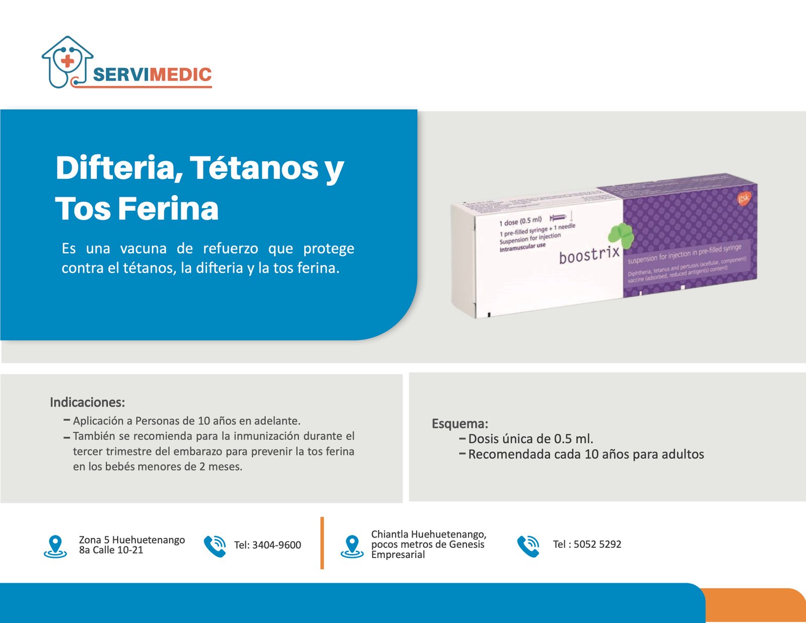 Página 2 del Catálogo de Vacunas